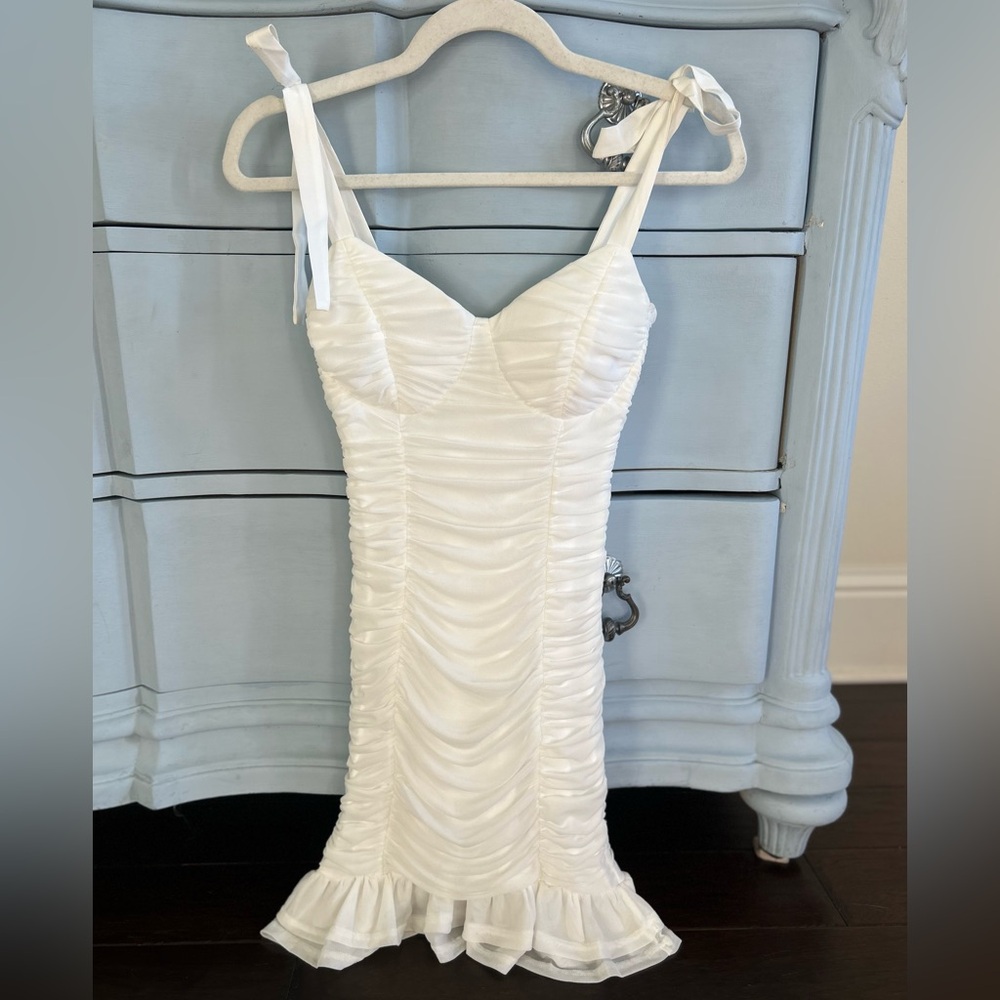 white lulus dress